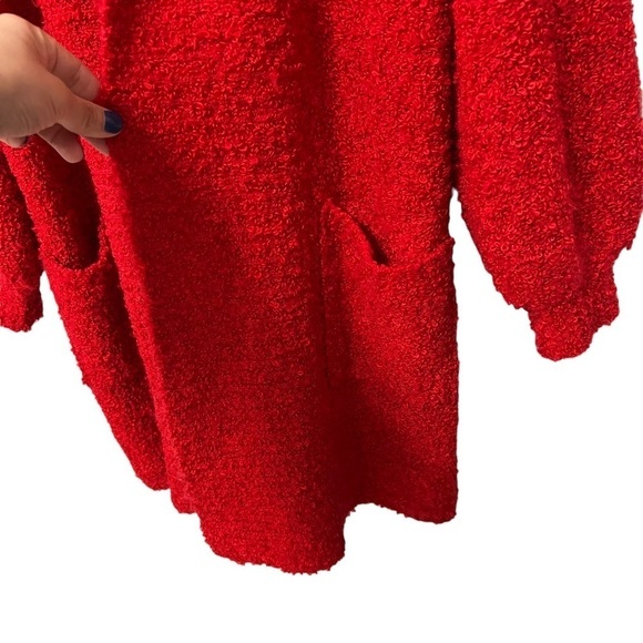 Women’s Beautiful Red Vintage Cardigan Sweater Size Small - Picture 6 of 8